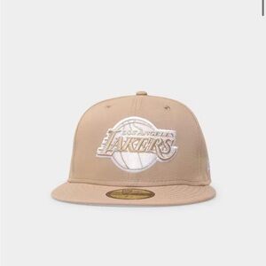 Los Angeles Lakers Tan Cap